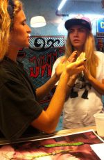 CARA DELEVINGNE at Tattoo Parlor in Brazil