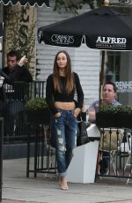 CARA SANTANA Leaves Alfred Coffee & Kitchen in Beverly Hills