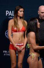 CARLA ESPARZA at Ultimate Fighter 20 Finale Weigh-in