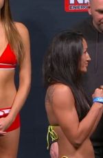 CARLA ESPARZA at Ultimate Fighter 20 Finale Weigh-in