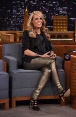CARRIE UNDERWOOD at Tonight Show Starring Jimmy Fallon in New York
