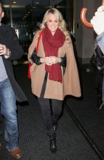 CARRIE UNDERWOOD Leaves Today Show in New York