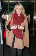 CARRIE UNDERWOOD Leaves Today Show in New York