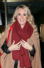 CARRIE UNDERWOOD Leaves Today Show in New York