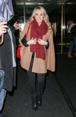 CARRIE UNDERWOOD Leaves Today Show in New York