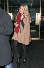 CARRIE UNDERWOOD Leaves Today Show in New York