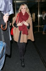 CARRIE UNDERWOOD Leaves Today Show in New York