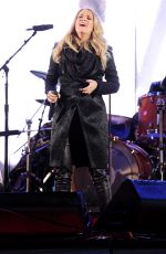 CARRIE UNDERWOOD Performs at World Aids Day Concert in New York