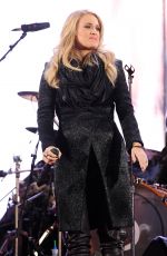 CARRIE UNDERWOOD Performs at World Aids Day Concert in New York