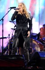 CARRIE UNDERWOOD Performs at World Aids Day Concert in New York