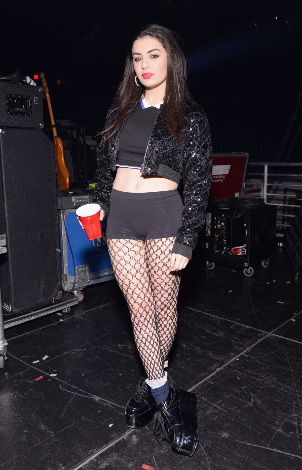 CHARLI XCX at 103.5 Kiss FM Jingle Ball in Chicago.