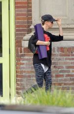 CHARLIZE THERON Arrives at a Yoga Class in Los Angeles