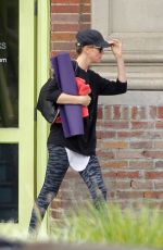CHARLIZE THERON Arrives at a Yoga Class in Los Angeles