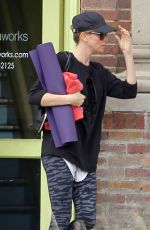 CHARLIZE THERON Arrives at a Yoga Class in Los Angeles