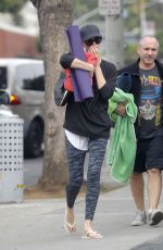 CHARLIZE THERON Arrives at a Yoga Class in Los Angeles