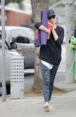CHARLIZE THERON Arrives at a Yoga Class in Los Angeles