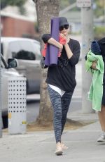 CHARLIZE THERON Arrives at a Yoga Class in Los Angeles