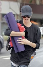 CHARLIZE THERON Arrives at a Yoga Class in Los Angeles