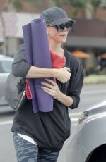 CHARLIZE THERON Arrives at a Yoga Class in Los Angeles