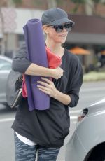 CHARLIZE THERON Arrives at a Yoga Class in Los Angeles