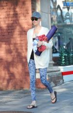 CHARLIZE THERON Leaves a Yoga Class in Los Angeles 2012
