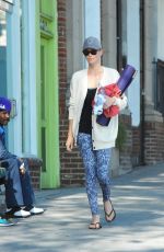 CHARLIZE THERON Leaves a Yoga Class in Los Angeles 2012