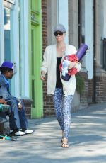 CHARLIZE THERON Leaves a Yoga Class in Los Angeles 2012