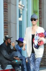 CHARLIZE THERON Leaves a Yoga Class in Los Angeles 2012