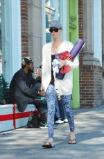 CHARLIZE THERON Leaves a Yoga Class in Los Angeles 2012