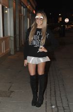 CHARLOTTE CROSBY Night Out in Sunderland