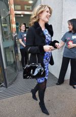 CHARLOTTE HAWKINS Leaves a Studio in London