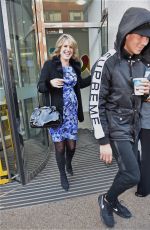 CHARLOTTE HAWKINS Leaves a Studio in London