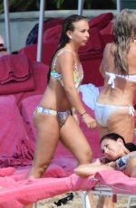 CHLOE GREEN in Bikini at a Beach in Barbados 2912