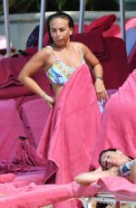 CHLOE GREEN in Bikini at a Beach in Barbados 2912