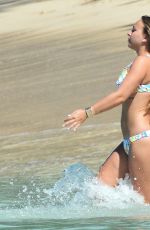CHLOE GREEN in Bikini at a Beach in Barbados 2912