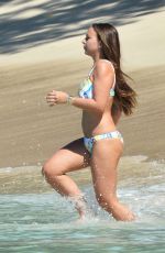 CHLOE GREEN in Bikini at a Beach in Barbados 2912
