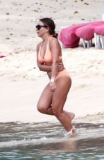 CHLOE GREEN in Bikini on the Beach in Barbados