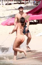 CHLOE GREEN in Bikini on the Beach in Barbados