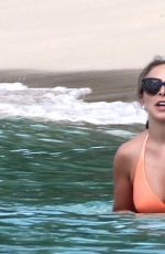CHLOE GREEN in Bikini on the Beach in Barbados
