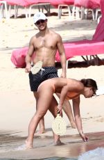 CHLOE GREEN in Bikini on the Beach in Barbados