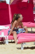 CHLOE GREEN on the  Beach in Barbados