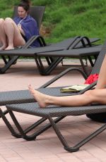 CHLOE SIMS in Bikini at a Pool in Cape Verde