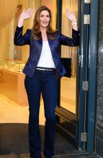 CINDY CRAWFORD at Omega Oxford Street Flagship Boutique Opening in London