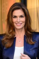 CINDY CRAWFORD at Omega Oxford Street Flagship Boutique Opening in London