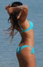 CLAUDIA ROMANI in Bikini on the Beach in Miami 1712