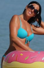 CLAUDIA ROMANI in Bikini on the Beach in Miami 1712