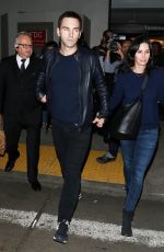 COURTNEY COX Arrives at LAX Airport in Los Angeles 1712