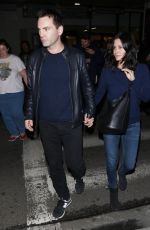COURTNEY COX Arrives at LAX Airport in Los Angeles 1712