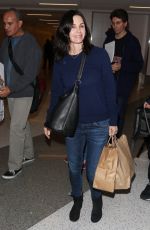 COURTNEY COX Arrives at LAX Airport in Los Angeles 1712