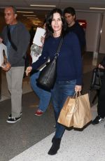 COURTNEY COX Arrives at LAX Airport in Los Angeles 1712